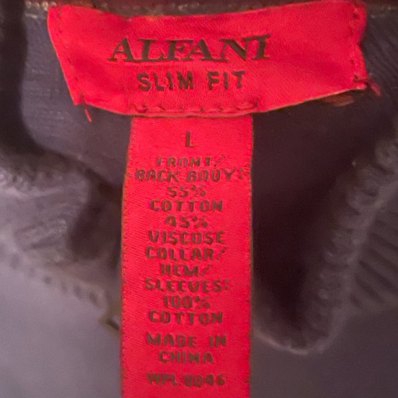 Alfani Men's 1/4 Knit Sweater, Blue, Large - Picture 3 of 3